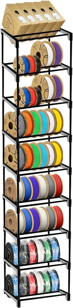 BFKK BFKK 9-Tier Modular Filament Storage Rack 54 Spools 3D Printers Accessory — product photo