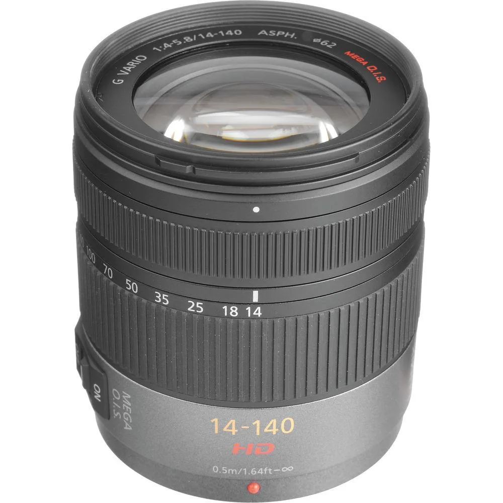 Panasonic Panasonic Lumix G Vario HD 14-140mm f/4.0-5.8 ASPH./MEGA O.I.S. camera lens — product photo