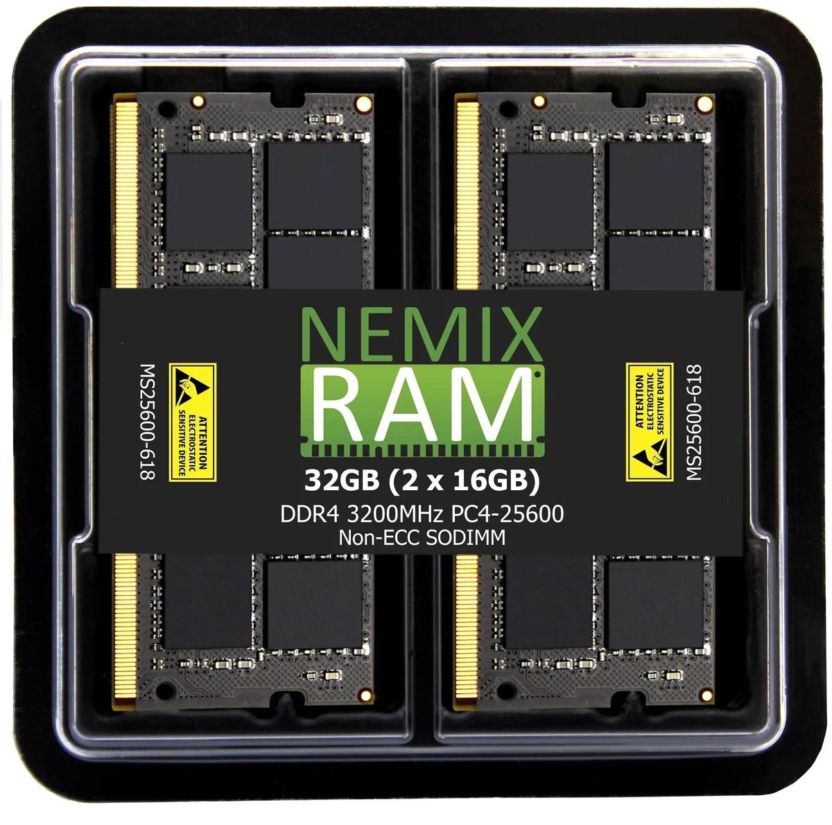NEMIX RAM NEMIX RAM 32GB (2x16GB) DDR4 3200 CL22 SODIMM Dell Latitude 5430 memory upgrade — product photo