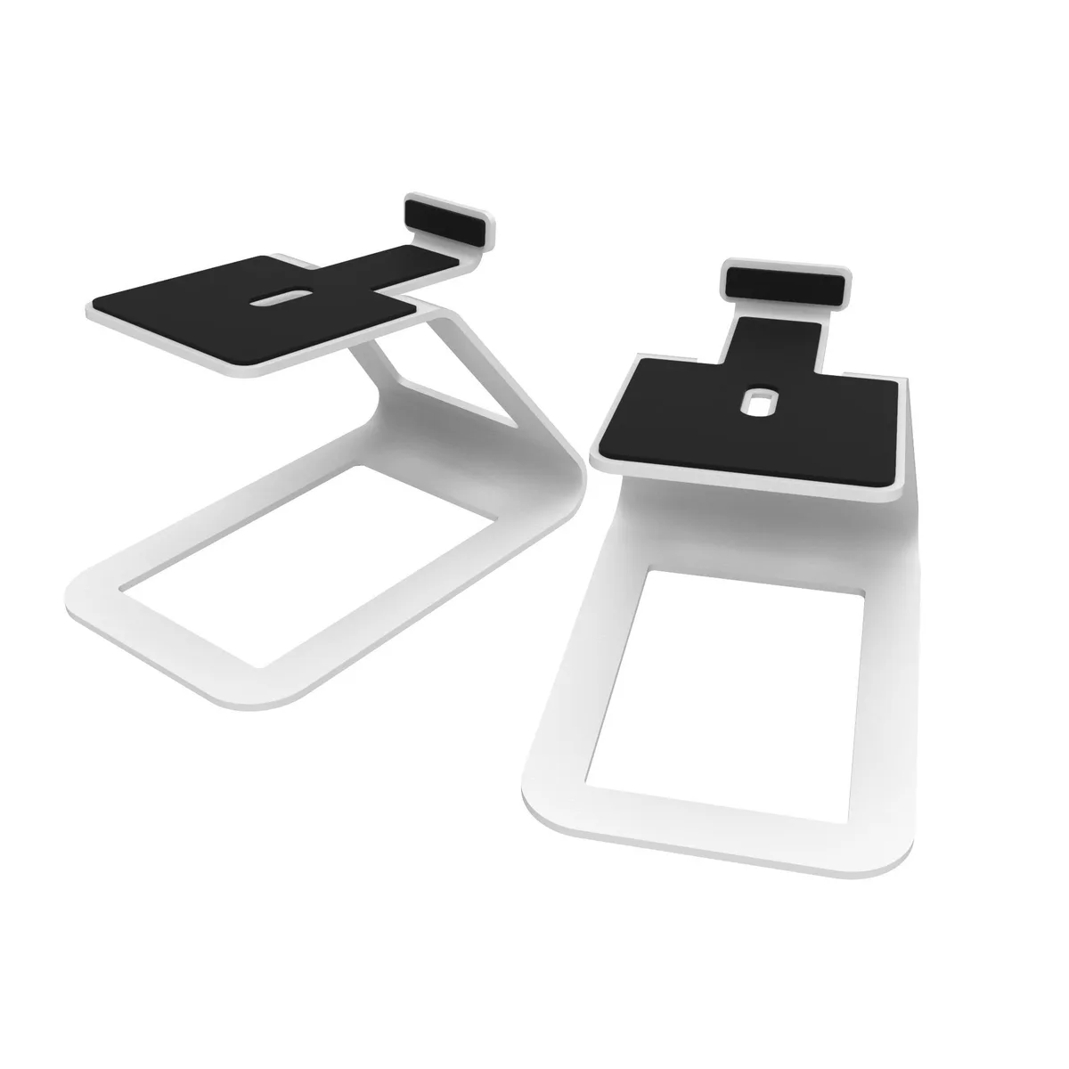 Kanto Kanto SE4W Elevated Desktop Speaker Stands Pair White — preces foto