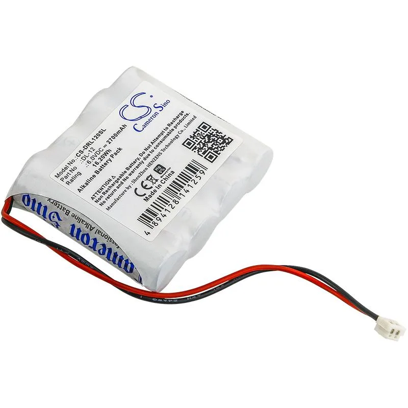 Cameron &amp; Co Cameron &amp; Co DS-CS-DRL120SL Alkaline Battery 6.0V 2700mAh White — product photo