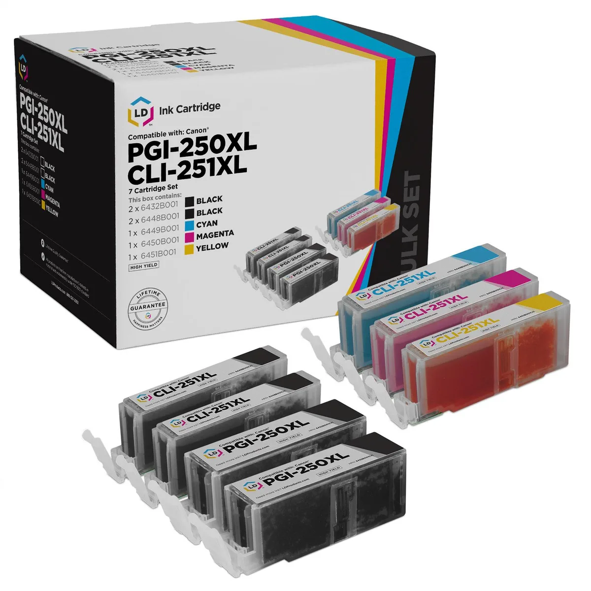 LD Products LD Products Compatible Ink Cartridge Replacement for Brother LC75 High Yield 8-Pack — product photo