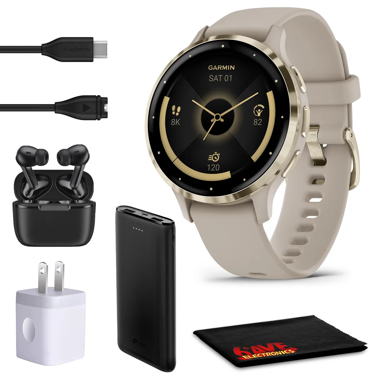 Garmin Garmin Venu 3S Smart Watch French Gray 1.2" AMOLED — product photo