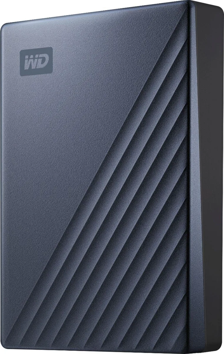 Western Digital Western Digital My Passport Ultra 4TB portable hard drive USB 3.0 blue — product photo