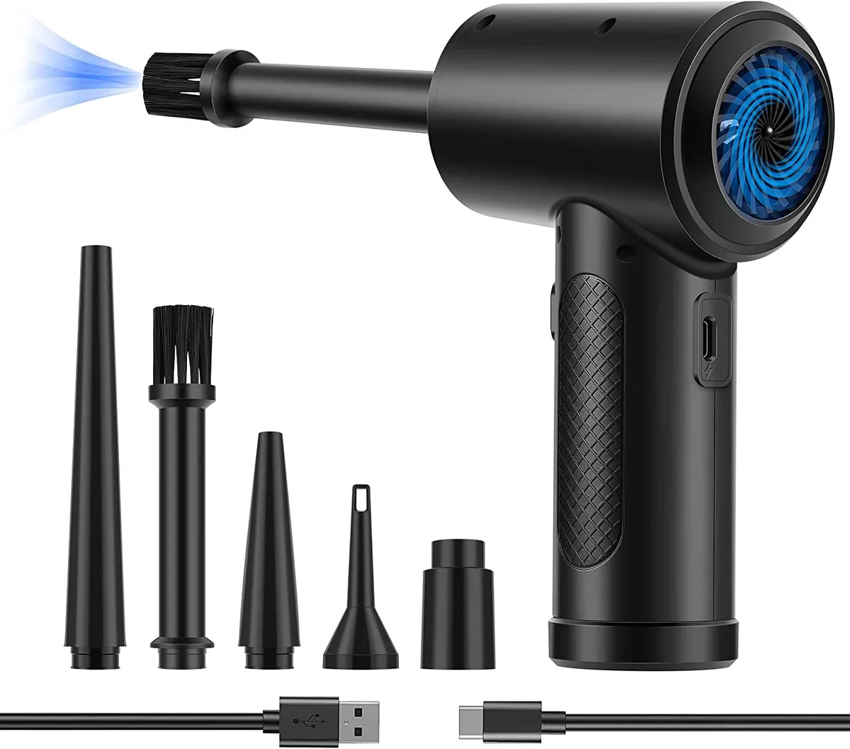 BFKK BFKK Compressed Air Duster 51000RPM 6000mAh Black — product photo