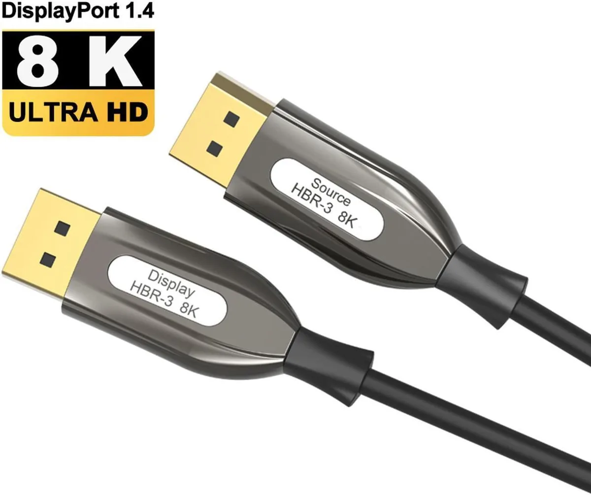 SMUGDESK SMUGDESK 8K Fiber Optic DisplayPort 1.4 Cable 65ft — product photo