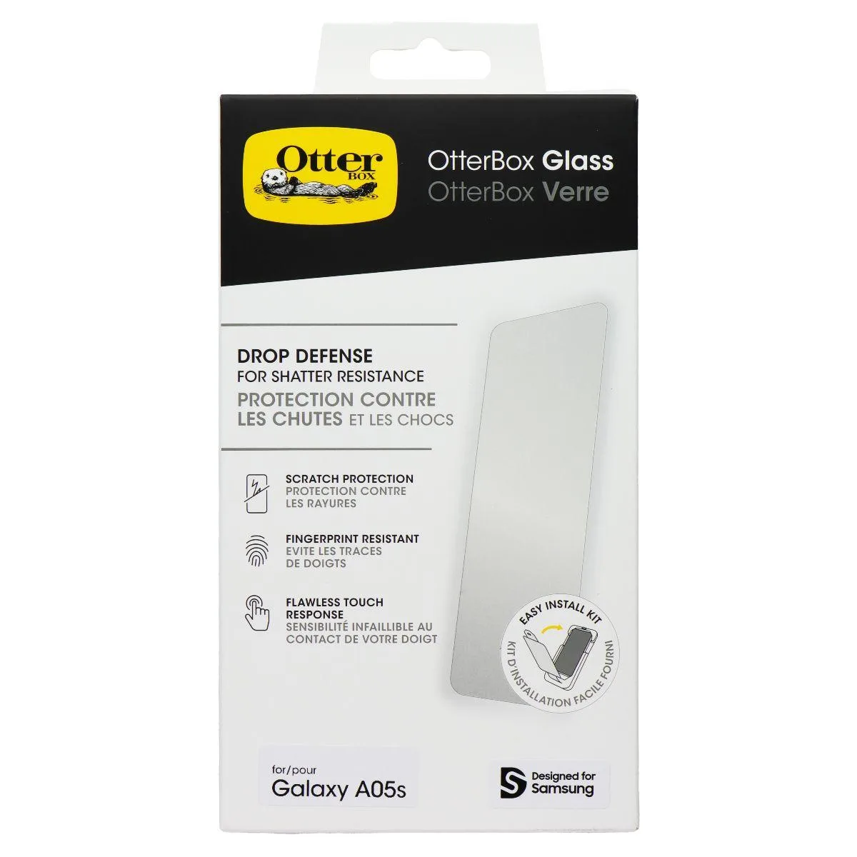 OtterBox OtterBox Glass Drop Defense Screen Protector for Samsung Galaxy A05s Clear — product photo