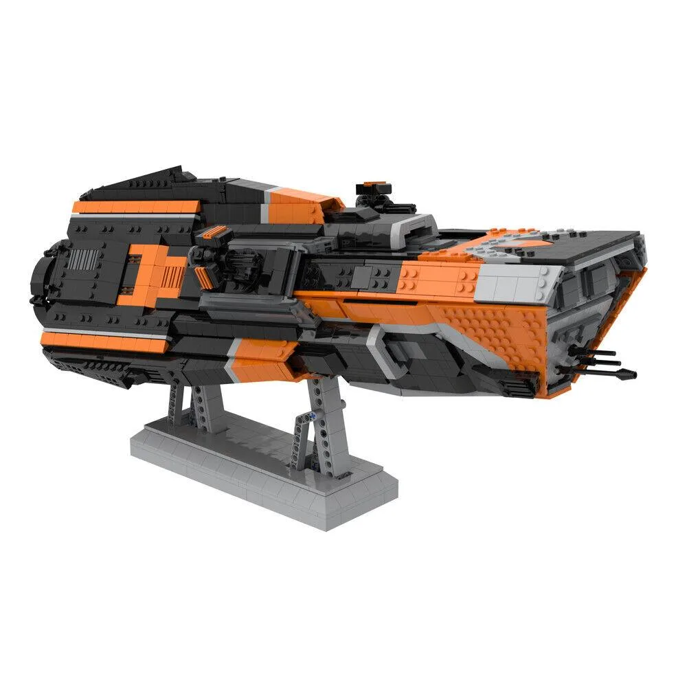 ZITIANYOUBUILD ZITIANYOUBUILD Morrigan-class Patrol Destroyer Frigate Corvette 3074 Pieces Educational Building Set — product photo