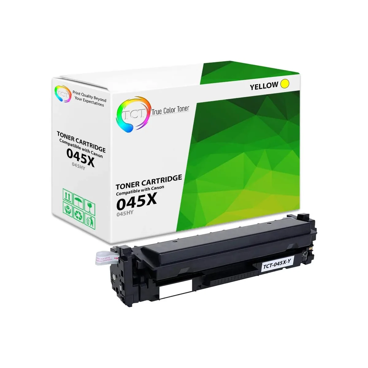 True Color Toner True Color Toner 045HY Yellow High Yield Toner Cartridge 2200 Pages — product photo