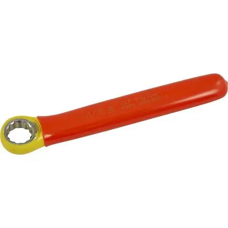 Gray Tools 11/16 inch 12-point insulated combination wrench with orange and yellow layers