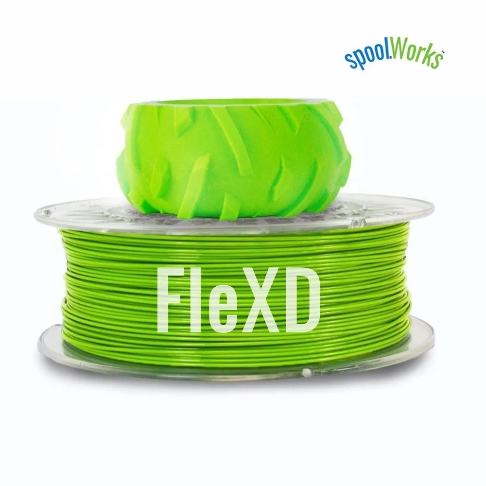 E3D Online E3D Online spoolWorks FleXD TPU Filament 2.85mm 500g Green 3d printers accessory — product photo