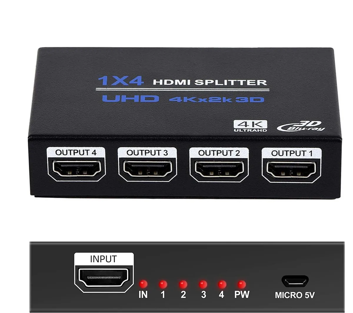 Jansicotek Jansicotek OZF4 1x4 HDMI Splitter 4K 30Hz — product photo