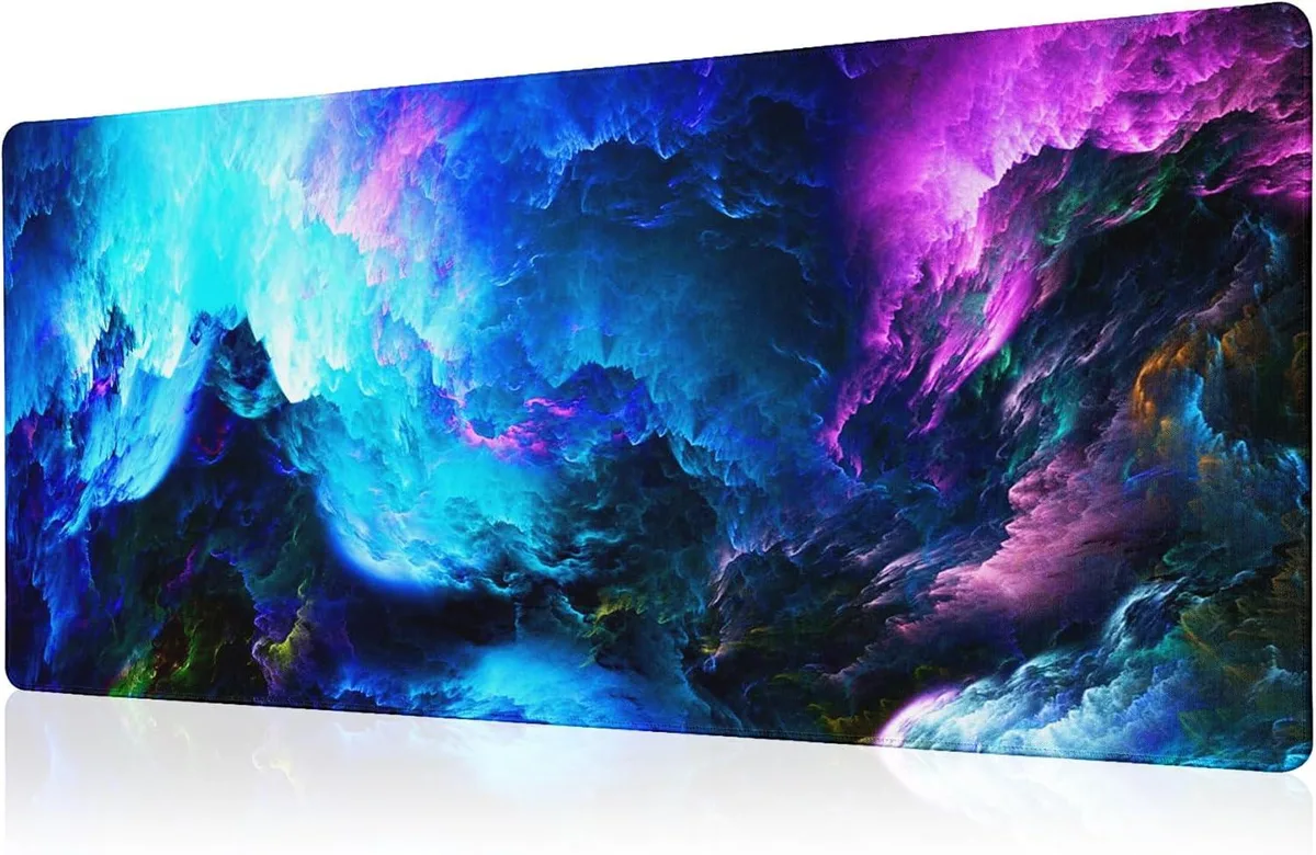 BAOFENG BAOFENG Dazzling Galaxy Mouse Pad Blue XL 31.5x11.8 — product photo