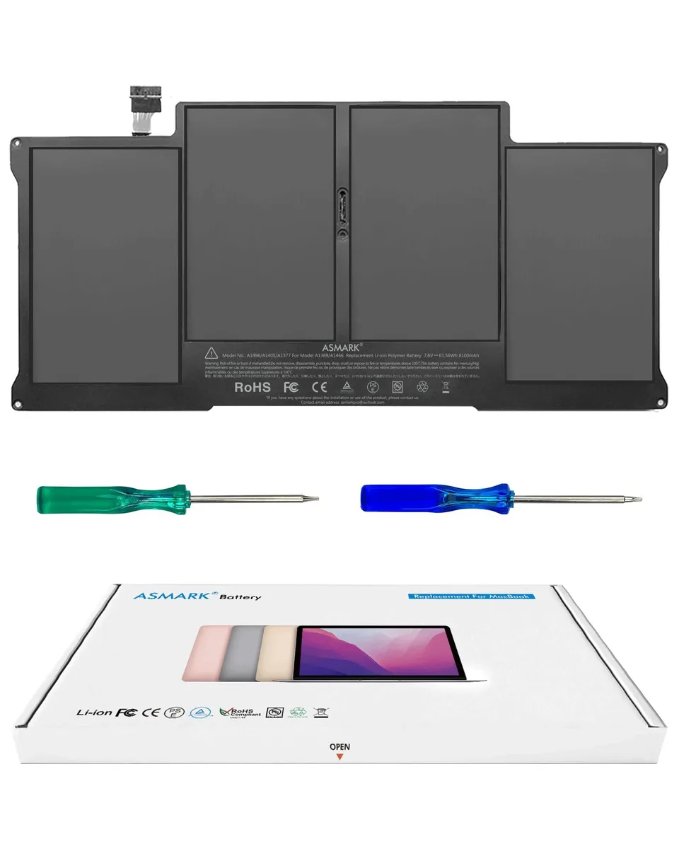  MacBook Air 13-inch A1496/A1405/A1377 laptop battery — product photo