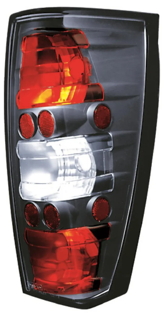 IPCW IPCW CWT-CE347CB Cadillac Escalade EXT 2002-2006 Tail Lamps Crystal Eyes Bermuda Black RV Lighting — product photo