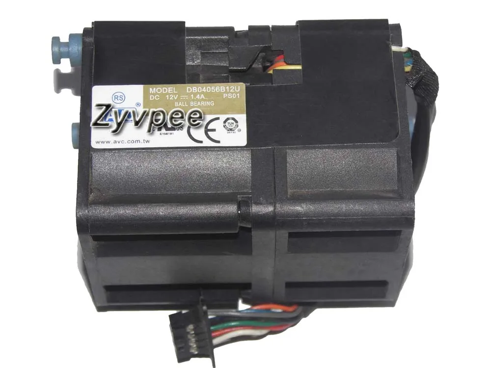 Zyvpee Zyvpee DB04056B12U 40x56mm 12V 1.4A 8-pin 2-ball server case fan — product photo
