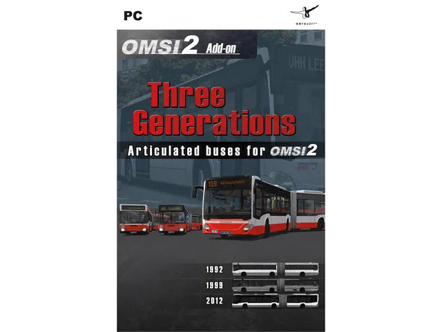 Aerosoft GmbH Aerosoft GmbH 40886 OMSI 2 Add-on Three Generations downloadable game — product photo
