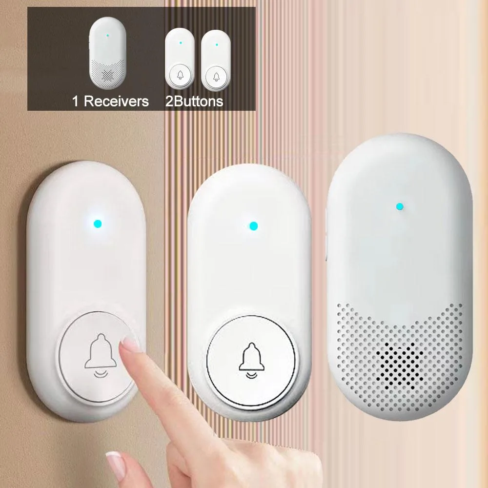 Shenzhen Dajiang Innovation Technology C Shenzhen Dajiang Innovation Technology C Wireless Doorbell Kit 1300ft 2 Transmitters — product photo