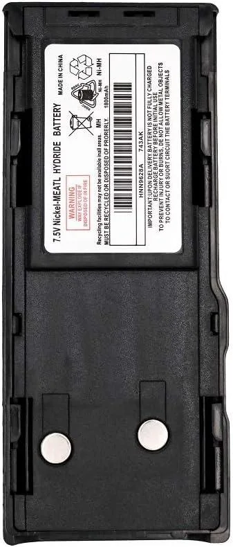 usbroway usbroway HNN9628 7.5V 1800mAh Ni-MH two-way radio battery — product photo