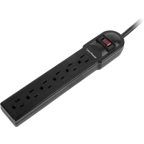 CyberPower CyberPower CSB6012 12ft 6-Outlet 1200J Surge Protector — product photo