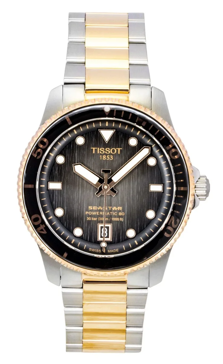Tissot Tissot SeaStar 1000 Two Tone T120.807.22.051.01 40.00 mm 300M Automatic Diver's Watch — product photo