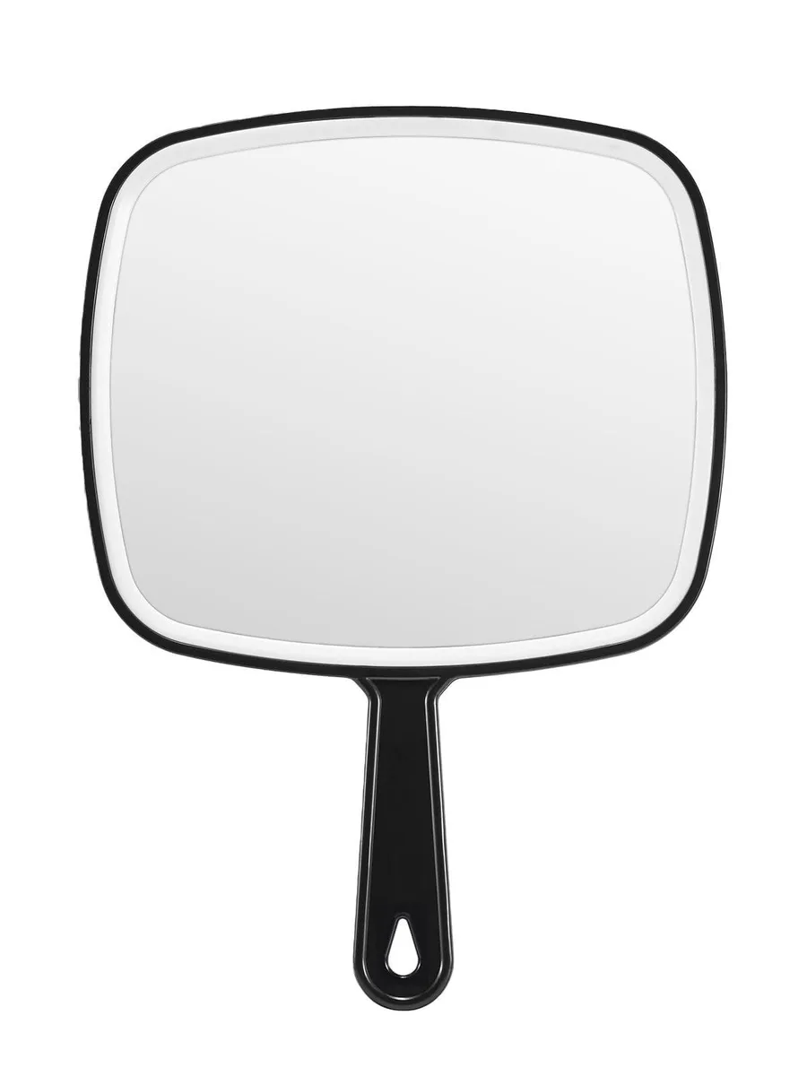 BEFUI B2401 Handheld Mirror Black 12.4" Lx 9" W — product photo