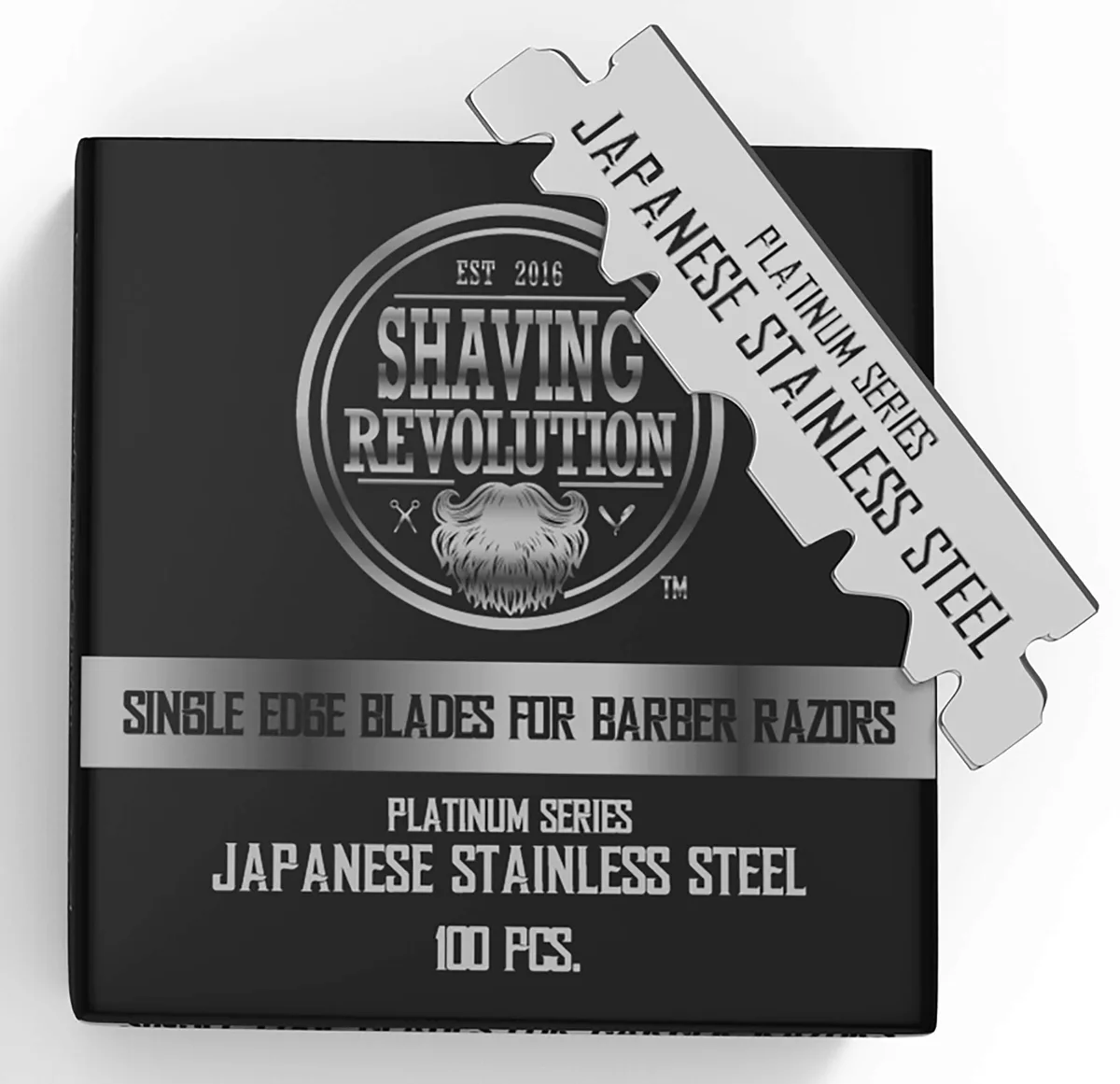  SHAVING REVOLUTION Single Edge Razor Blades 100 Count — product photo