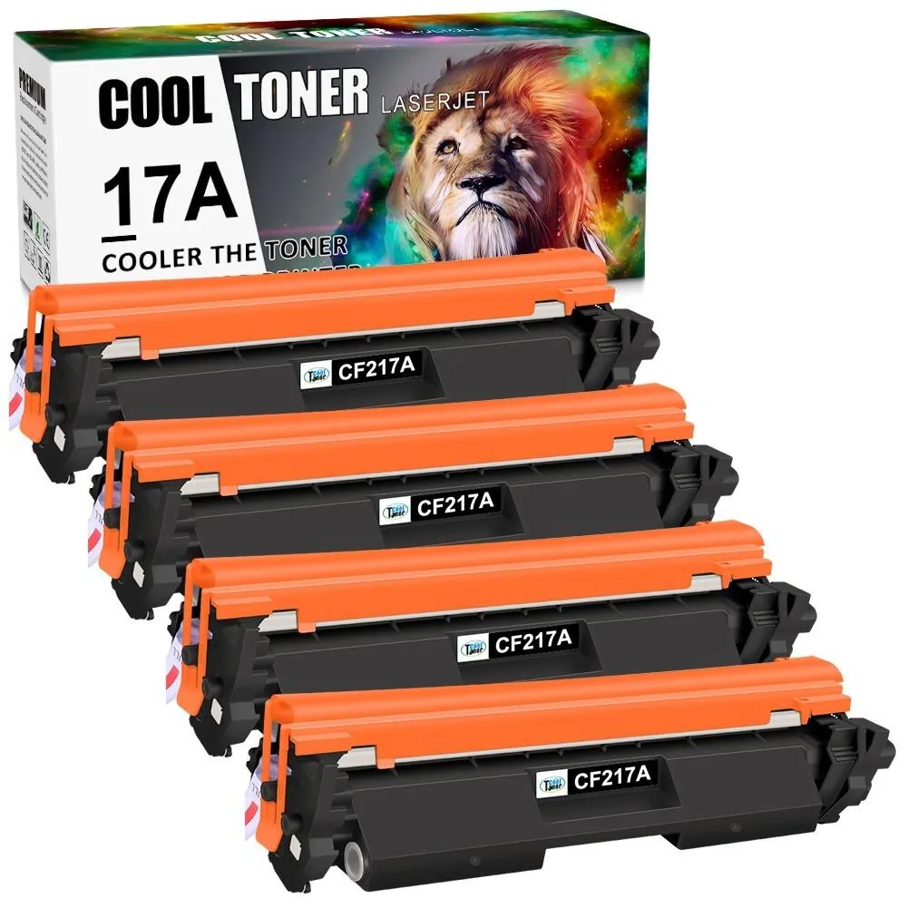 Cool Toner Cool Toner 4PK CF217A 17A Black Toner Cartridge 1600 Pages — product photo