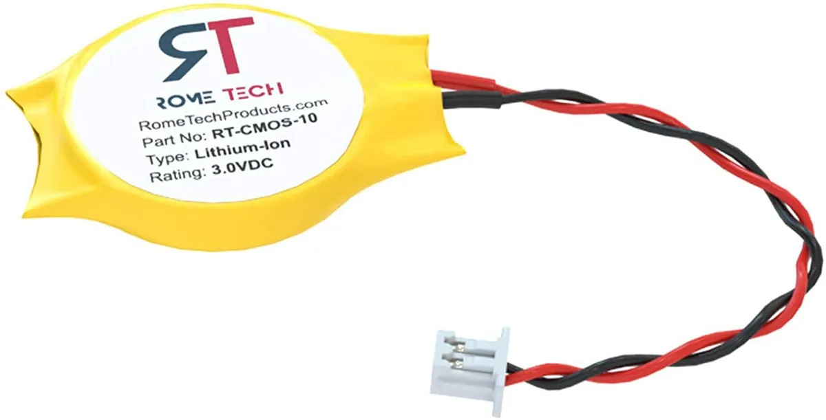 Rome Tech Rome Tech CMOS Battery CR1632 3V 2-Wire for ThinkPad X230 X240 X250 X260 X270 X300 X301 — product photo