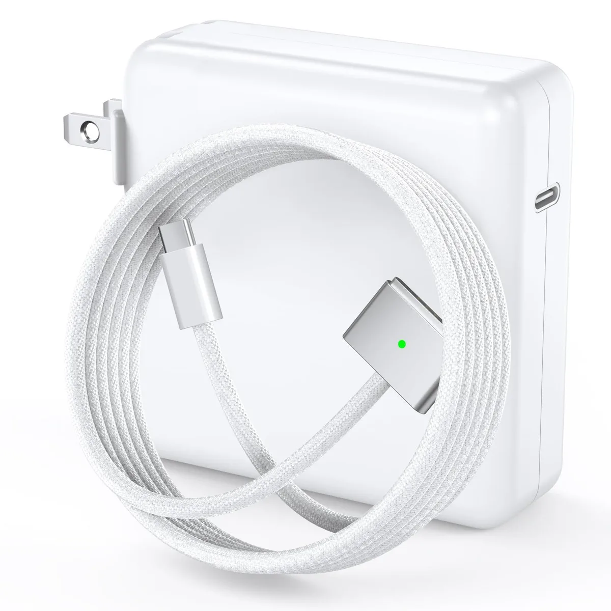  Dell PD-96W 96W USB-C power adapter with 6.6 ft magnetic cable — product photo