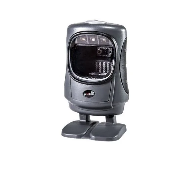 Code Corporation Code Corporation CR5210-200-C503 barcode scanner, presentation, RS-232, 8-foot coiled cable, dark gray — product photo