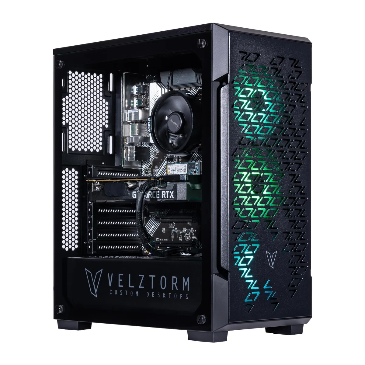 Velztorm Velztorm Fultix Gaming PC Ryzen 5 5500 RTX 3070 16GB DDR4 2TB NVMe — product photo