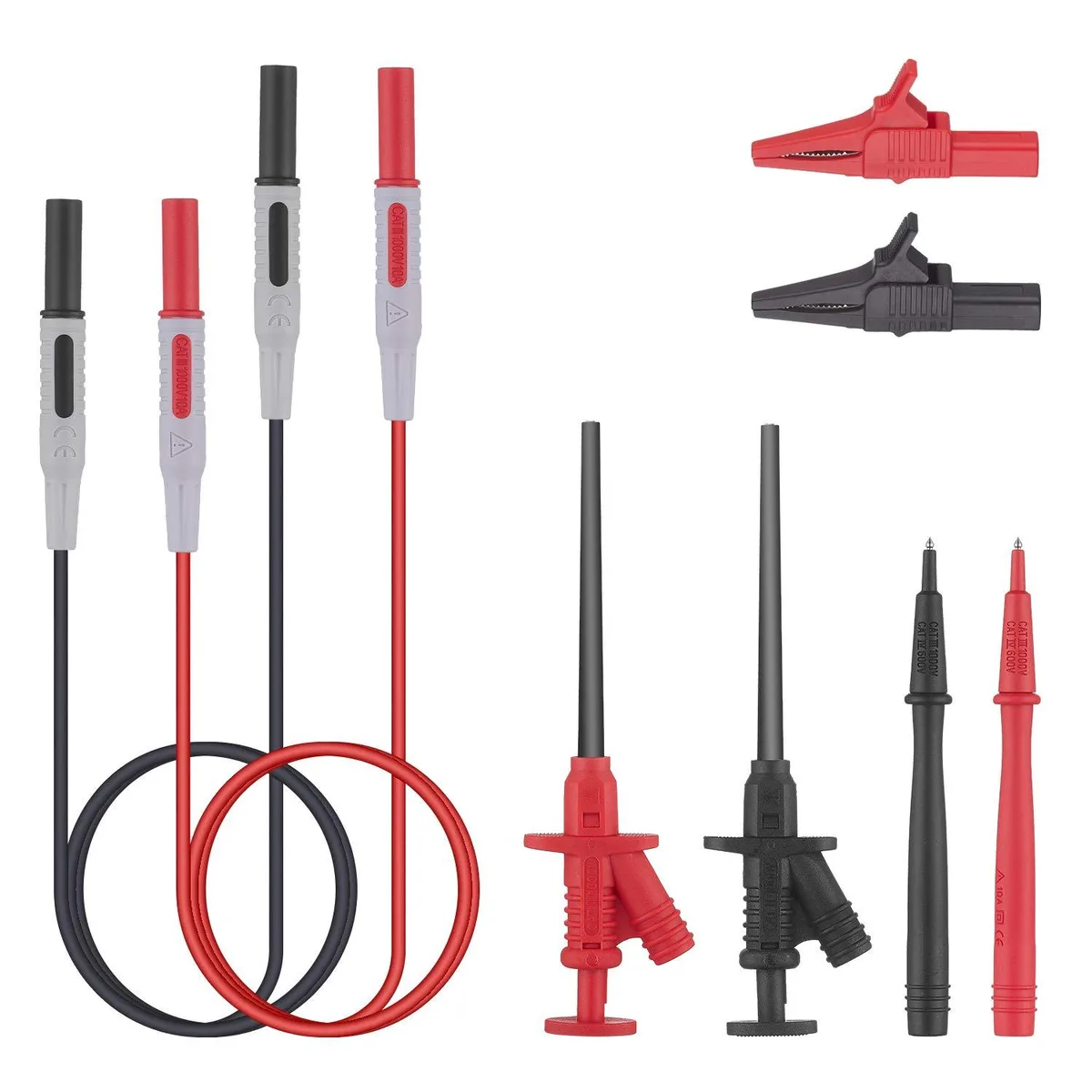 KEHIPI KEHIPI WG-6625 8-Piece Test Lead Kit electrical system tool — product photo