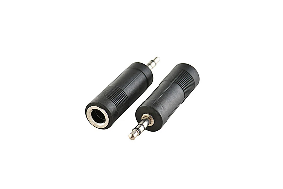 BUCIER BUCIER 3.5mm 3-Pole Male to 6.35mm Female Audio Adapter 2-Pack — product photo
