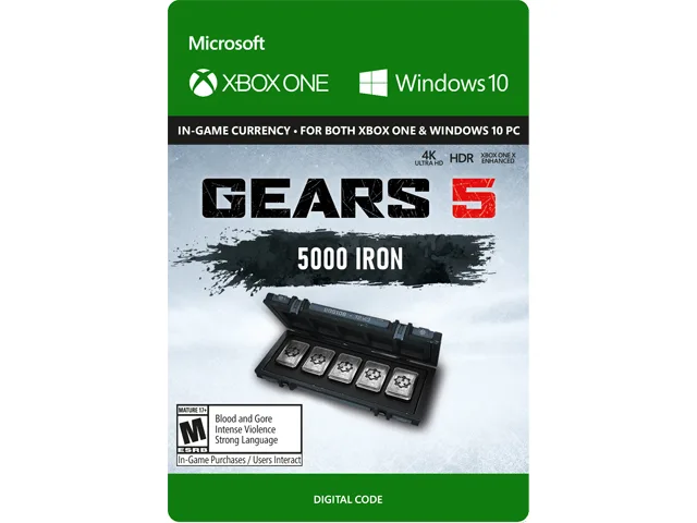 Microsoft Microsoft Gears 5 5,000 Iron Downloadable Game 7LM-00034 — product photo