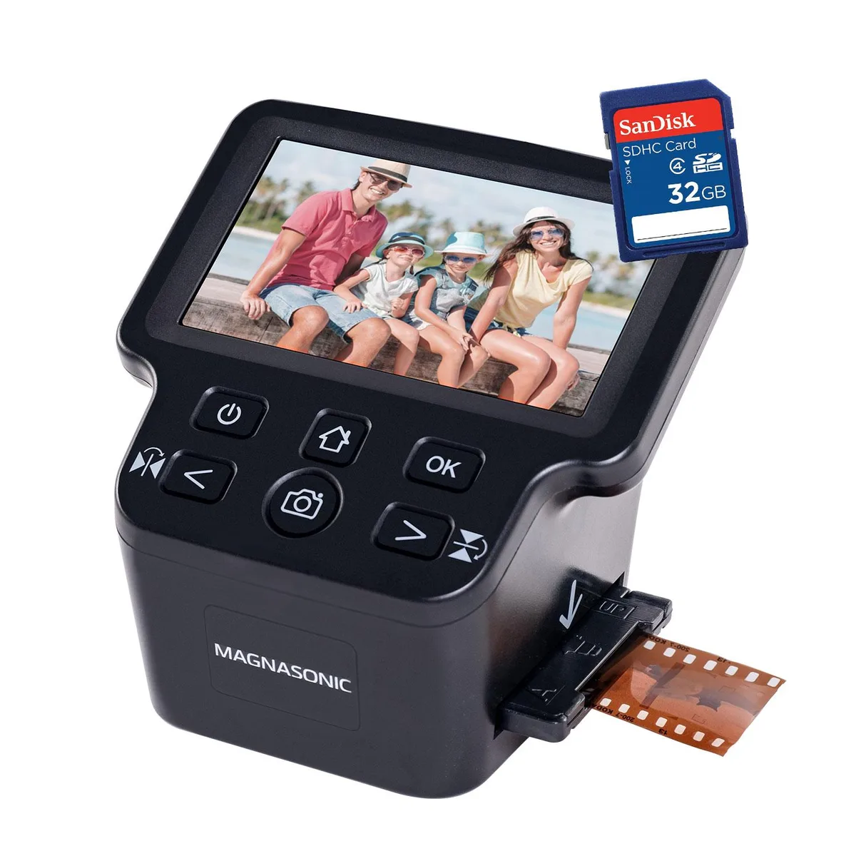 MAGNASONIC MAGNASONIC FS71-SDSDB032G-KIT 24MP Film Scanner with 32GB SD Card — product photo