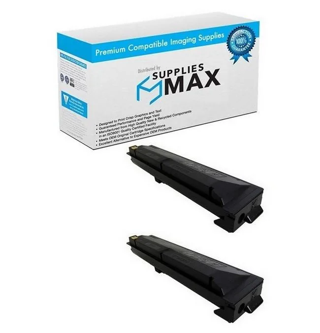 SuppliesMax SuppliesMax Black Toner Cartridge 2 Pack 15000 Pages TK-5197K — product photo
