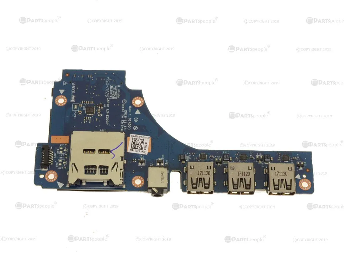 DELL DELL Precision 7720 Right-side IO Circuit Board TYX7T — product photo