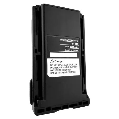 BatteryJack inc. BatteryJack inc. 2200mAh 7.4V Li-Ion Battery BP-232N for Icom IC-F15 F25 F33GT F34G F44G F3061 Radio — product photo