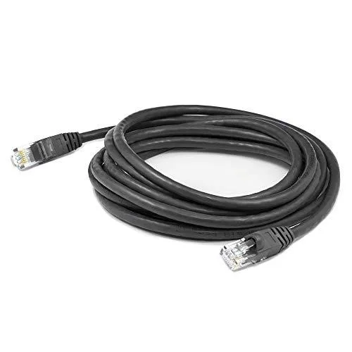 AddOn AddOn ADD1FCAT6BK Cat 6 network ethernet cable 1 ft Black — product photo