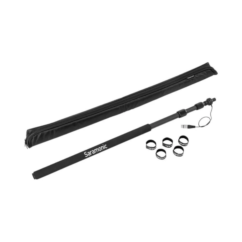 LORDWORLD LORDWORLD BoomPole Lite 8.2ft carbon fibre boom pole with internal XLR cable — product photo