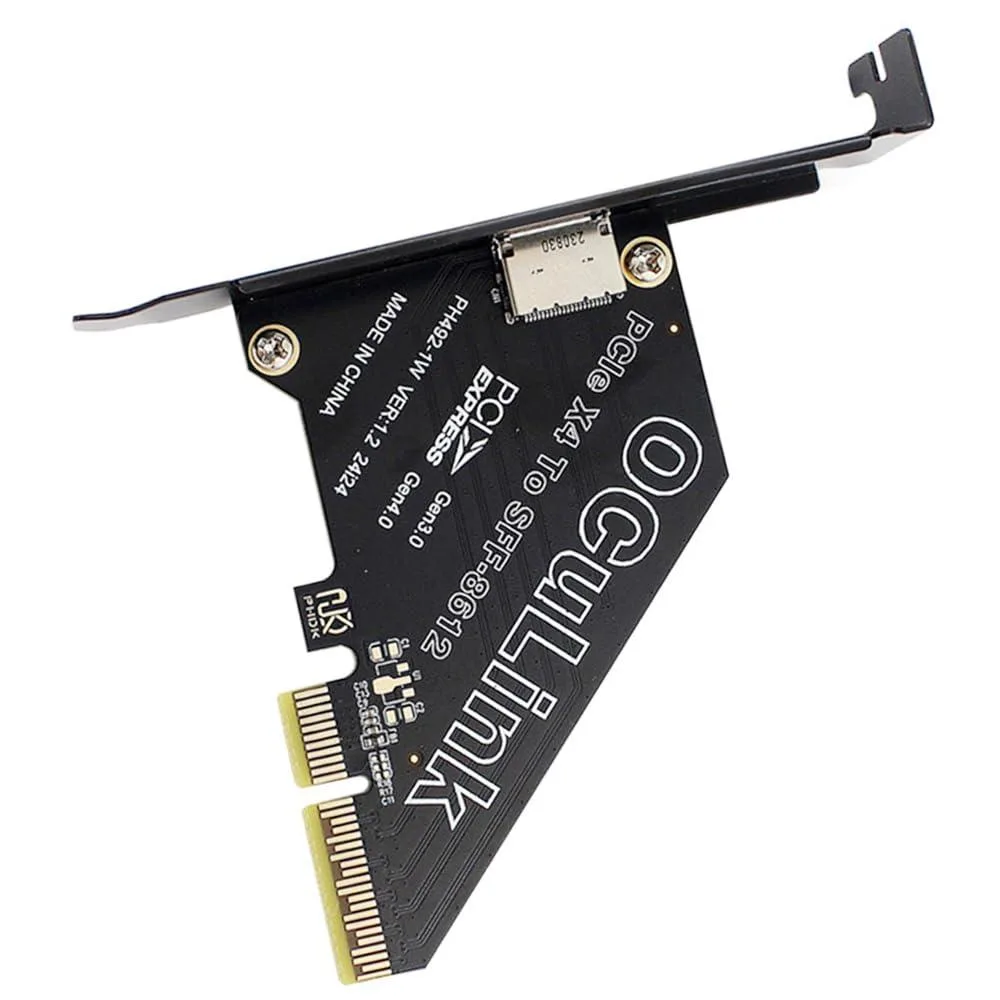 LORDWORLD LORDWORLD PCIe 4.0 x1 to OCuLink SFF-8612 Adapter with Low Profile Bracket — product photo