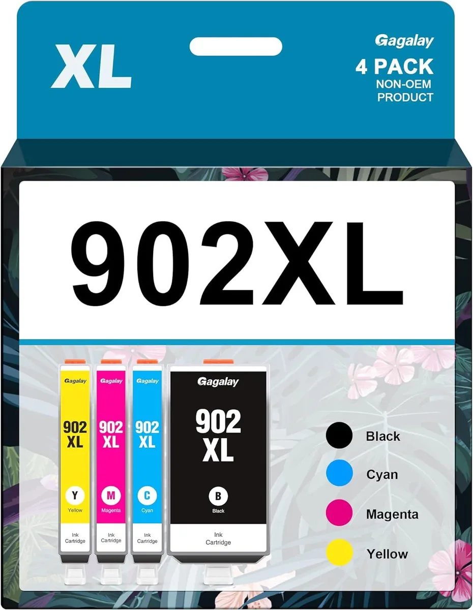 NuoTo NuoTo 902XL 4-Pack Ink Cartridges (Black, Cyan, Magenta, Yellow) — product photo