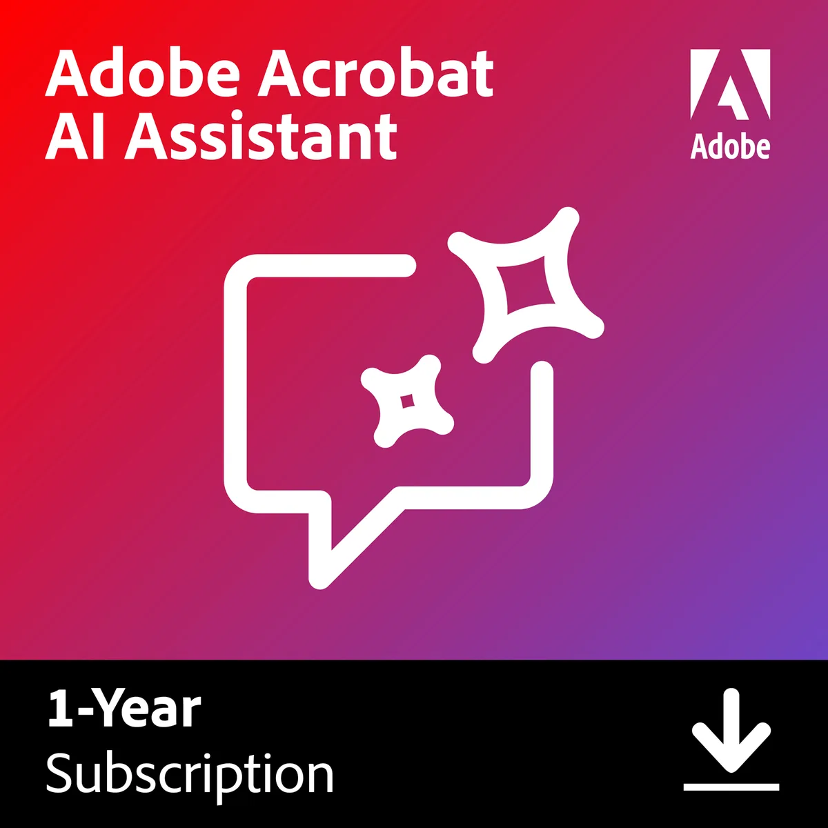 Adobe Adobe AI Assistant 30009450 PDF Software Windows Mac Download — product photo