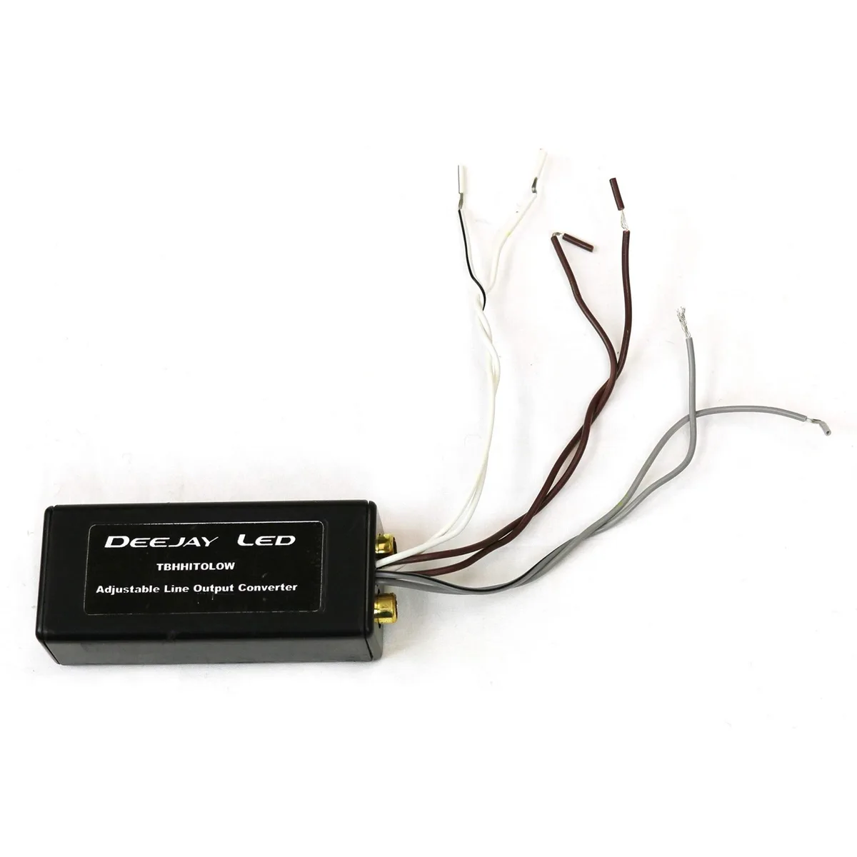 Deejay LED Deejay LED Adjustable Speaker Level to RCA Output Converter TBHHITOLOW — product photo