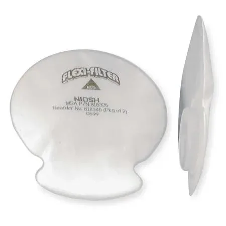 MSA Safety MSA Safety 818346 Flexi-Filters White Bayonet Advantage traffic safety equipment — product photo