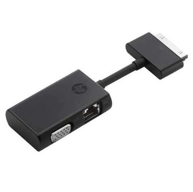 HP HP HSTNN-F03D Dock Connector to Ethernet & VGA Adapter — product photo