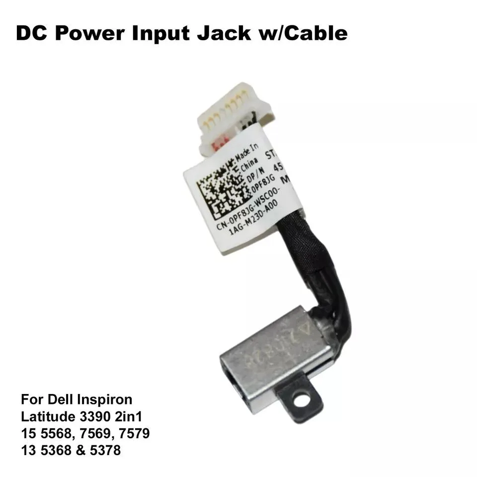 DELL DELL Inspiron Latitude 3390 2-in-1 DC Power Input Jack with Cable PF8JG — product photo