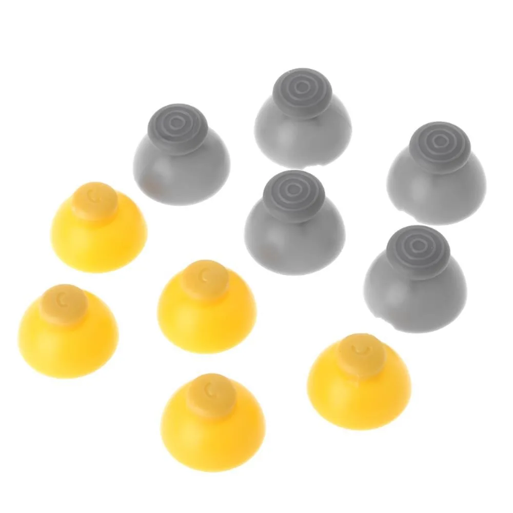 Ruth's sister Ruth's sister 5 Pair Replacement GameCube Joystick Caps Grey Yellow — product photo