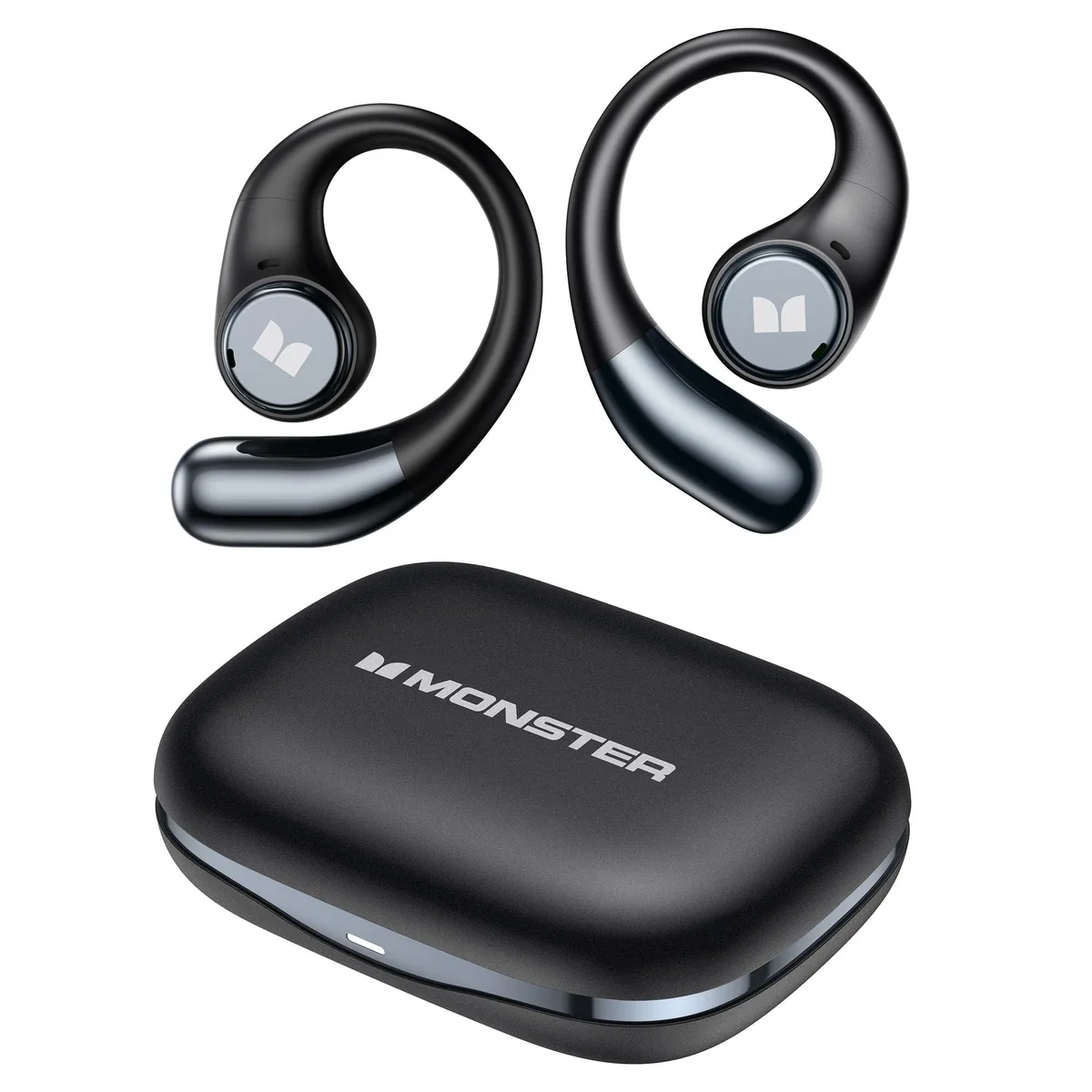 Monster Open Ear AC336 Black Bluetooth 6.0 21H portable audio — product photo